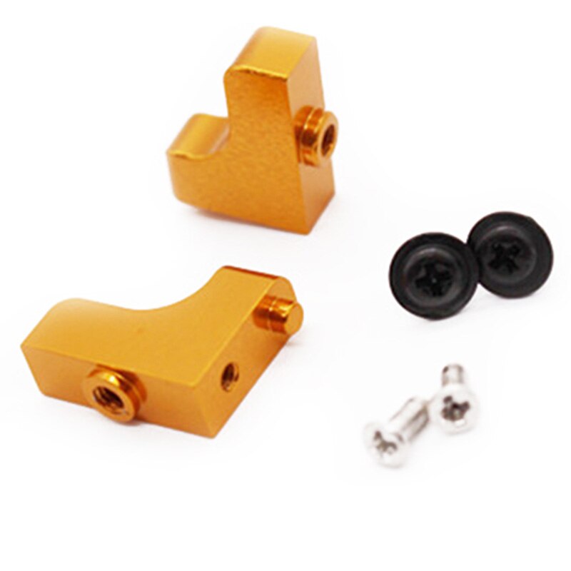 Wltoys a959b, piezas de Servo wltoys, asiento Servo 1/18, piezas de coche Rc, piezas de Metal para Wltoy A949 A959-B A969-B, piezas de coche rc: Yellow