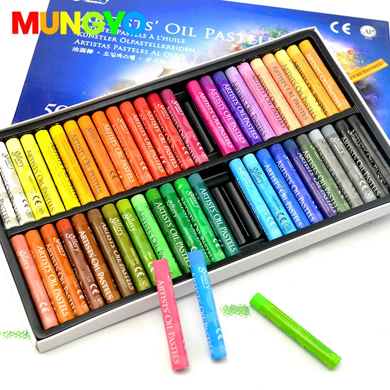 MUNGYO MOPS Oil pastels 12/25/50 colors ART drawing pastel