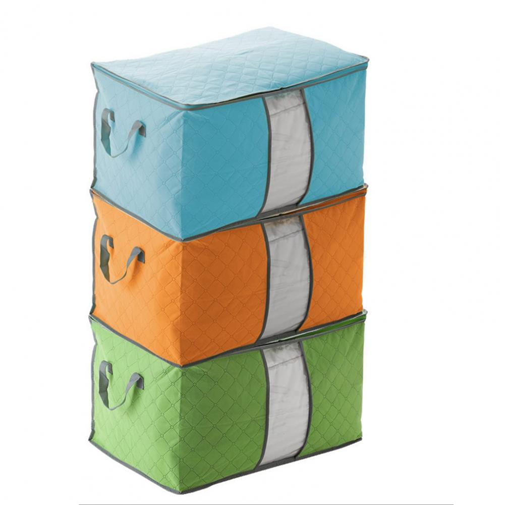 Portable Storage Boxes Folding Bags Stackable Clothes Bedding Closet Storage Container Box Home Travel Storage Organizer       