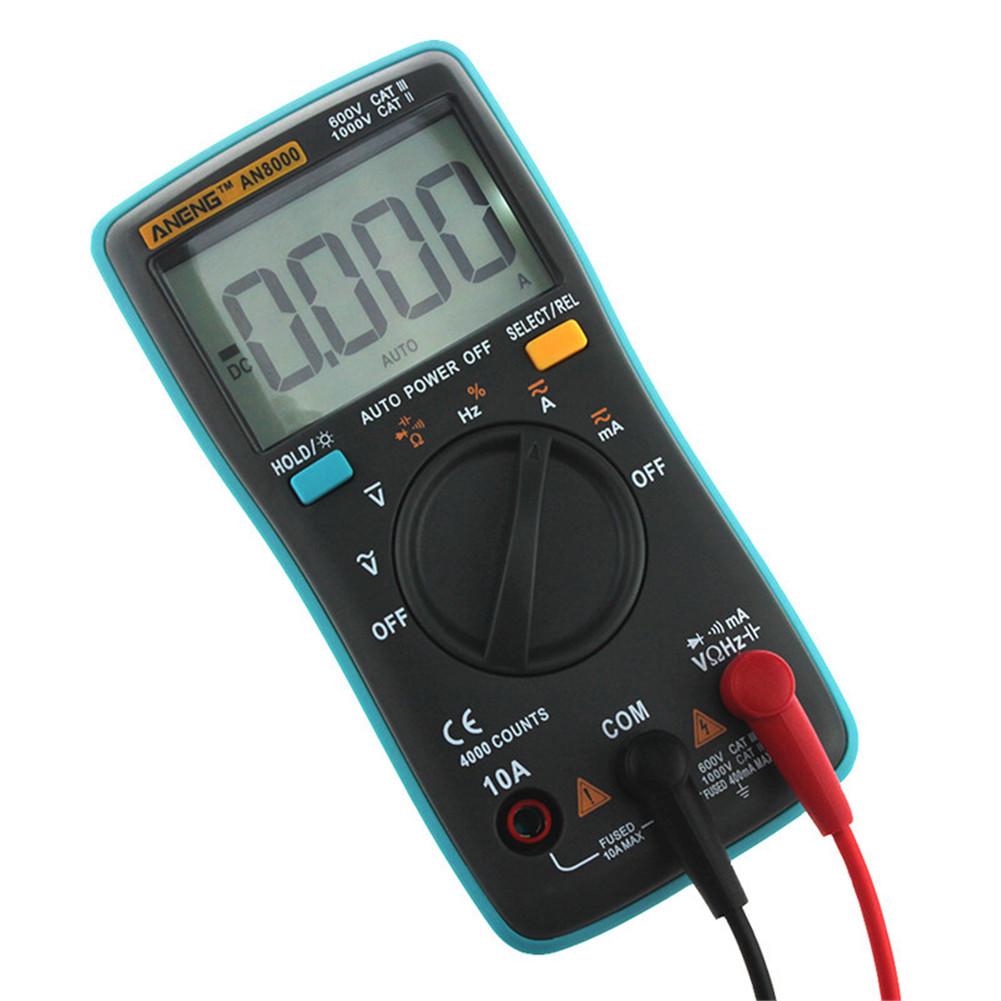 Handheld Digital Multimeter With Assembly Line AC/DC Volt Amp Ohm Capacitance Hz Tester Electrical Instrument