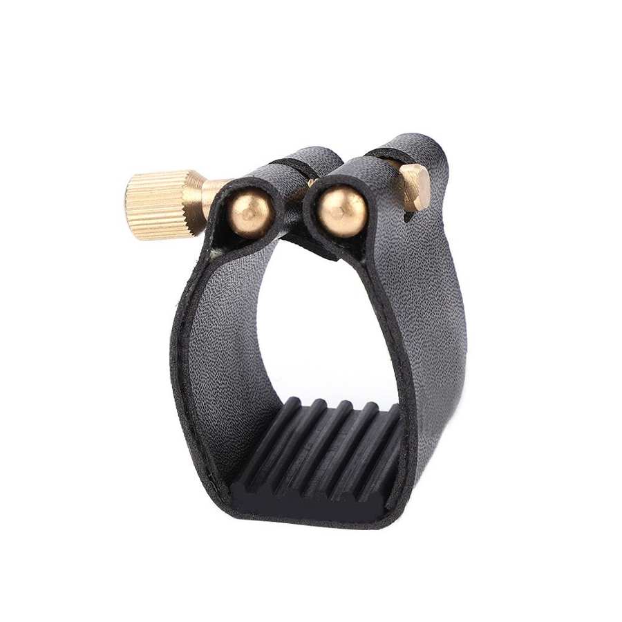 Carved Metal Alto Sax Saxophone Clarinet Mouthpiece PU Ligature & Kit