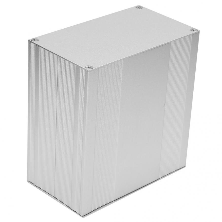 Gør-det-selv aluminium boks aluminium kabinet kasse sølv gør det selv elektronisk printkort projekt pcb instrument boks 82.2 x 145 x 150mm