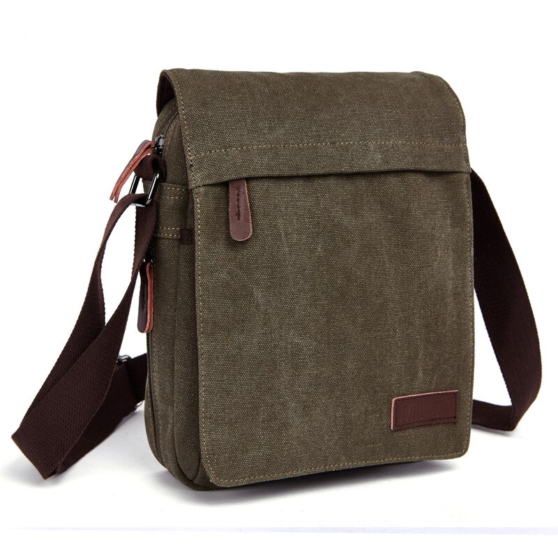 Casual Handbag Single Shoulder Bags Vintage Canvas Zipper Ipad Bag Cellphone bag Messenger Bags Tote: GREEN