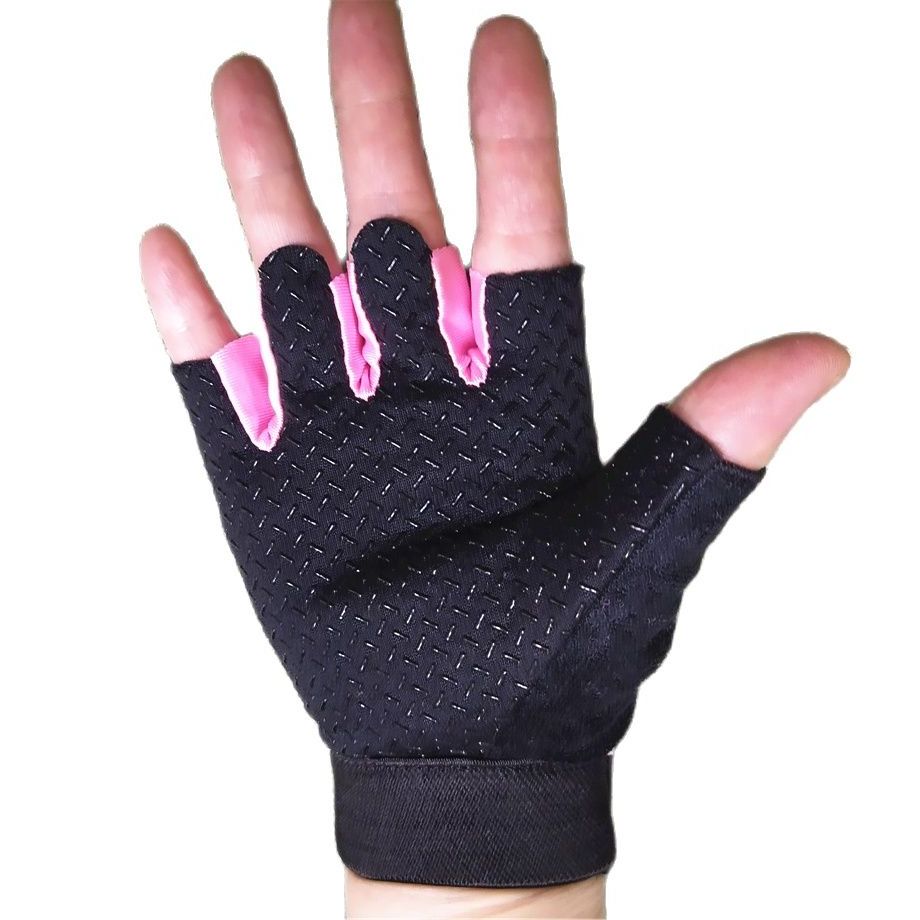 6-10T Halbe Finger Radfahren Handschuhe Mit Reflektierende Streifen Nacht Reiten Anti-Unterhose, strecken, freundlicher Handschuh Sport Für freundlicher