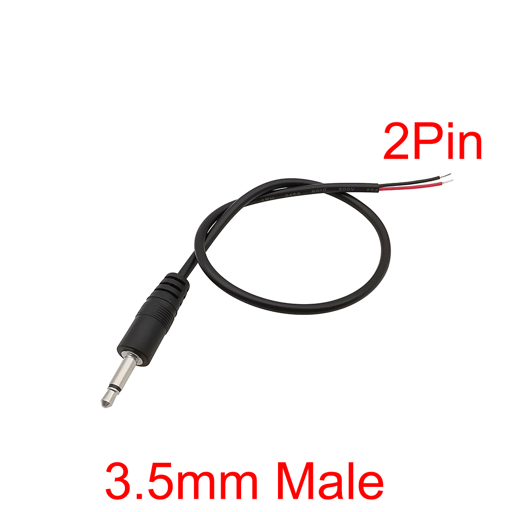 1/5 Uds 2,5mm 3,5mm Mono Cable de Audio estéreo macho hembra conector Jack 2/3/4Pin Cable de extensión DIY auricular micrófono Cable de reparación: Oro / 5-9 Unids