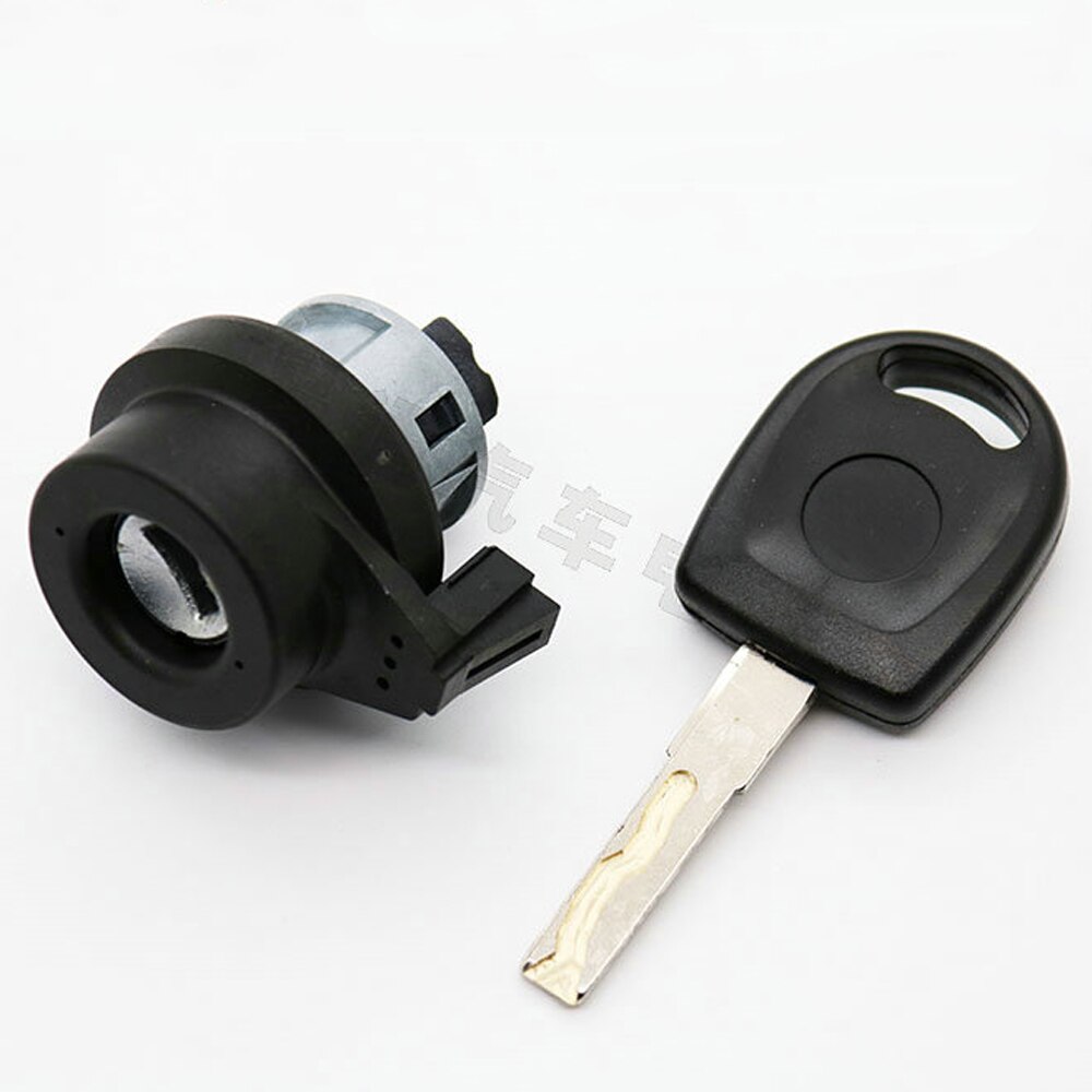 Car Key Ignition Lock Switch Replacement Lock Barrel Cylinder Set For VW Skoda Octavia Superb Locksmith Tool: Default Title