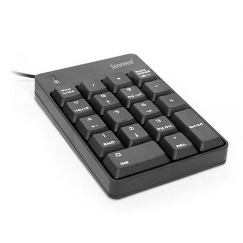 2.4GHz 18 Keys Wireless Numeric Keypad Number Keyboard Optical Mouse Combo Set: Default Title