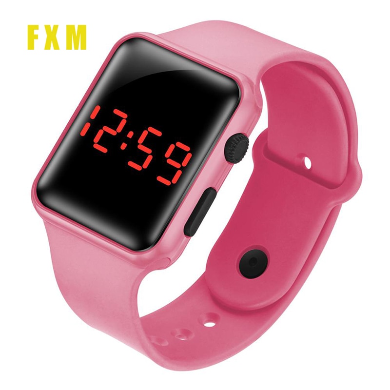 LED Student Electronic Watch Children Watch Suitable For Boys and girls Cute Bracelet Color watch