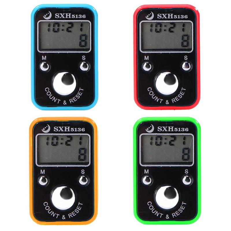 Mini Finger Reihen Zähler LCD Elektronische Digitale übereinstimmen Zähler Stich Marker Und Reihe Finger Zählen Timer FußBall Golf Zähler
