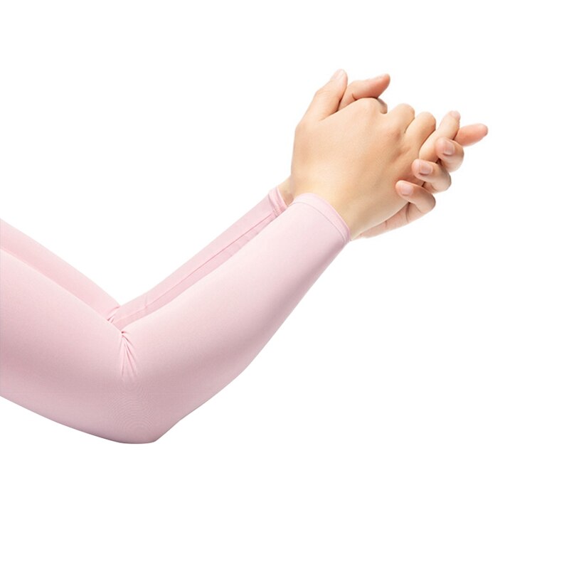 Long Gloves Sun UV Protection Hand Protector Cover Ice Silk Sunscreen Sleeves Outdoor Arm Warmer Half Finger Sleeves