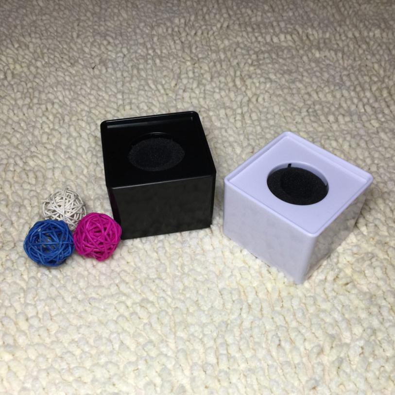 ABS wireless microphone inalambrico microfone microfono micro Interview Square Cube Logo Flag Station 39mm Hole for Reporters