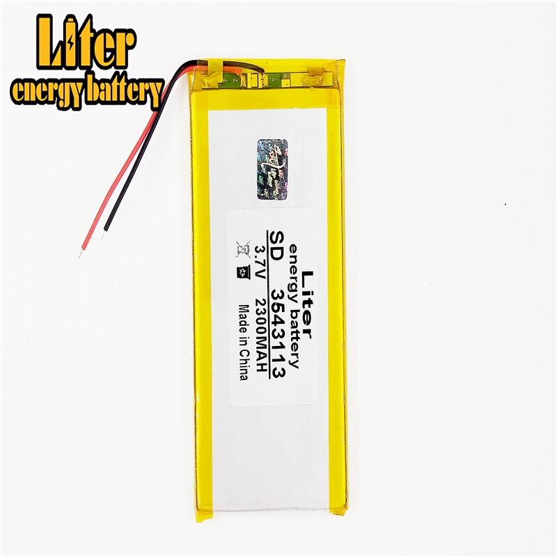 3543113 3.7V 2300mah Lithium polymer Battery with Protection Board For PDA Tablet PCs Digital Products