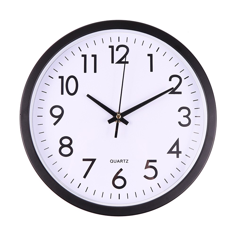 Wall Clock Silent Sweep Modern Horloge Watches Graceful Desk Modern Simple Digital Quartz Time Wall Clock: B