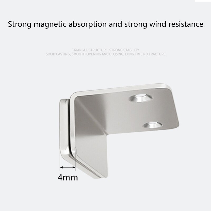 Magnetic Cabinet Catches Magnet Door Stops Hidden Door Closer with Screw &amp; Adhesive for Closet Cupboard Sliding Doors