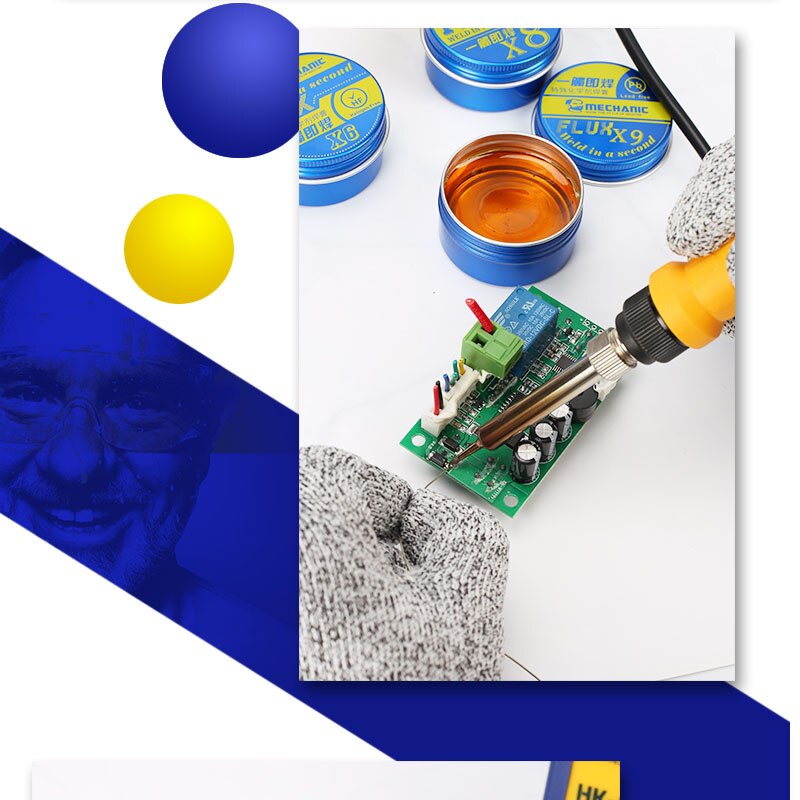 MECHANIC Original Welding Flux Rosin Solder Paste Environmental Lead-free Halogen-free Welding Oil