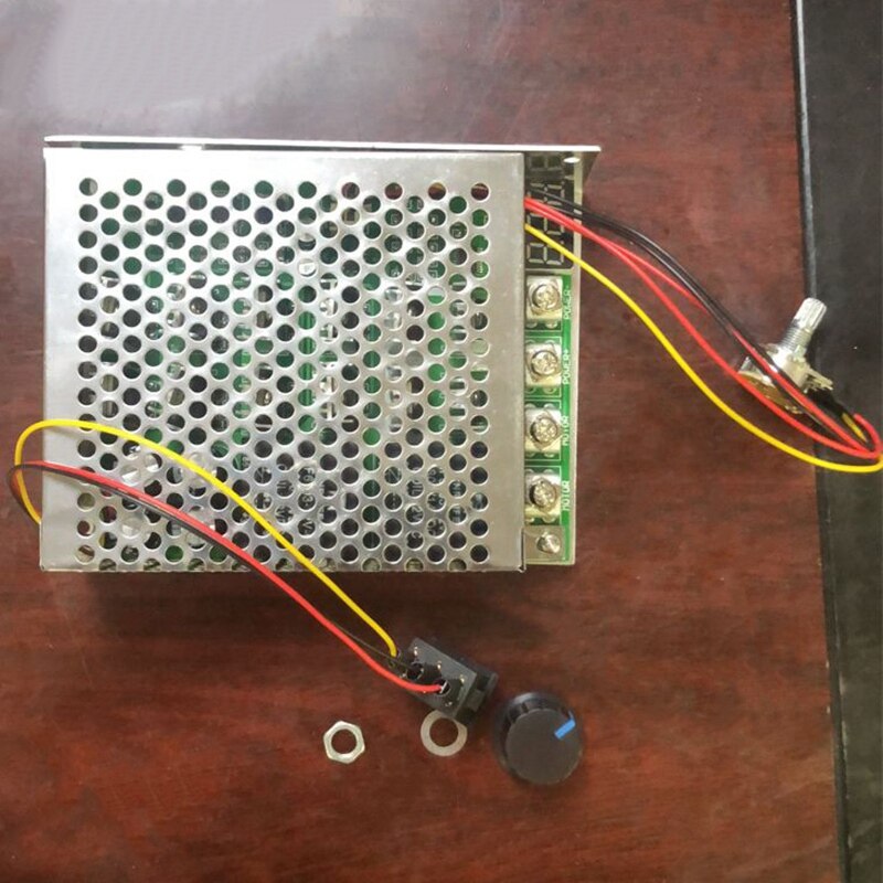 Ayhf -10-55v 100a 5000w dubbelzijdige dc-motor snelheidsregelaar pwm-regeling zachte start