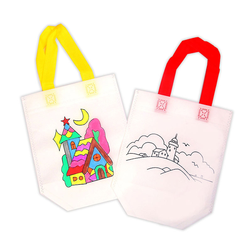 Baby Drawing toys Educational Toy for Children DIY Environmental Protection Graffiti Bag Kindergarten Hand Painting Materials