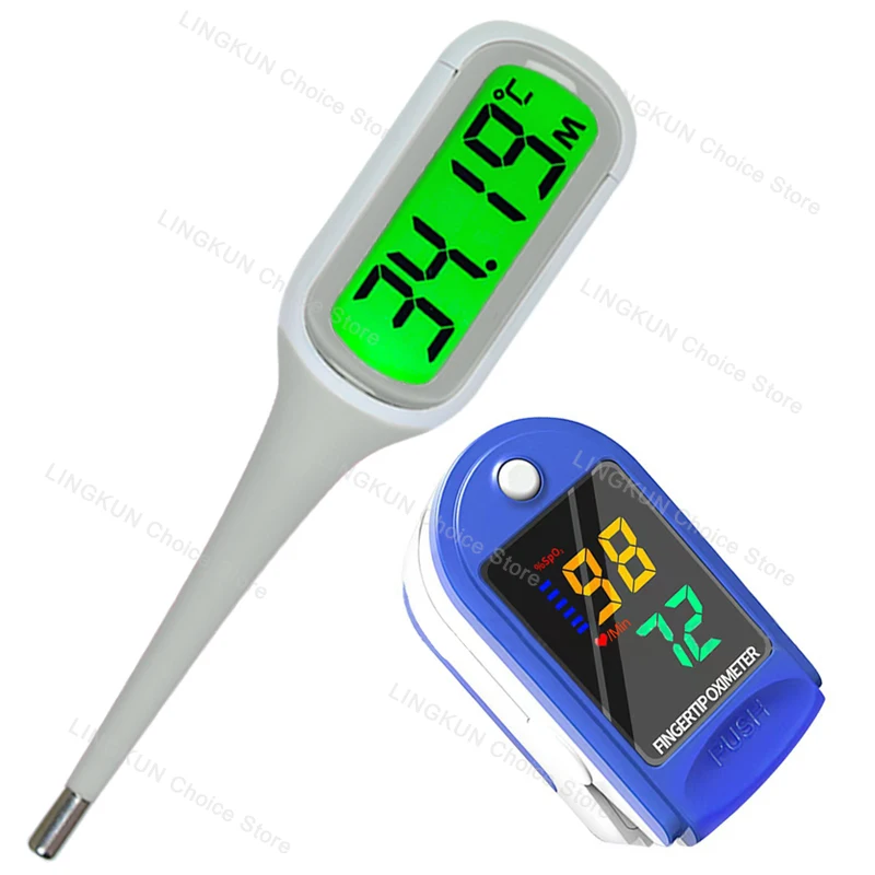 Termómetro rápido de silicona 9S para fiebre, termómetro Digital infrarrojo para el cuerpo Basal, pantalla LED de temperatura Rectal para axila Oral: FireBrick