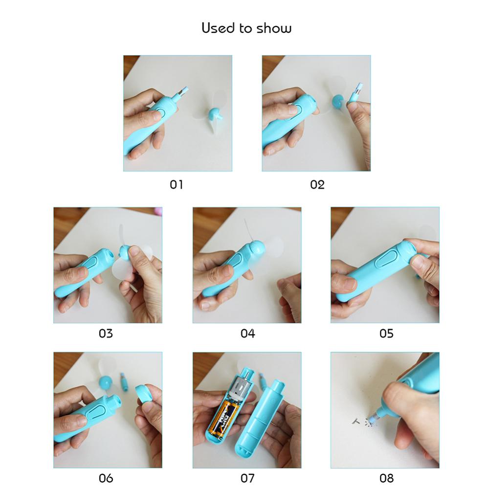 Electric Rubber Eraser with Fan Battery Operated Automatic Drawing Sketch Eraser School Supplies Stationery Child Learning