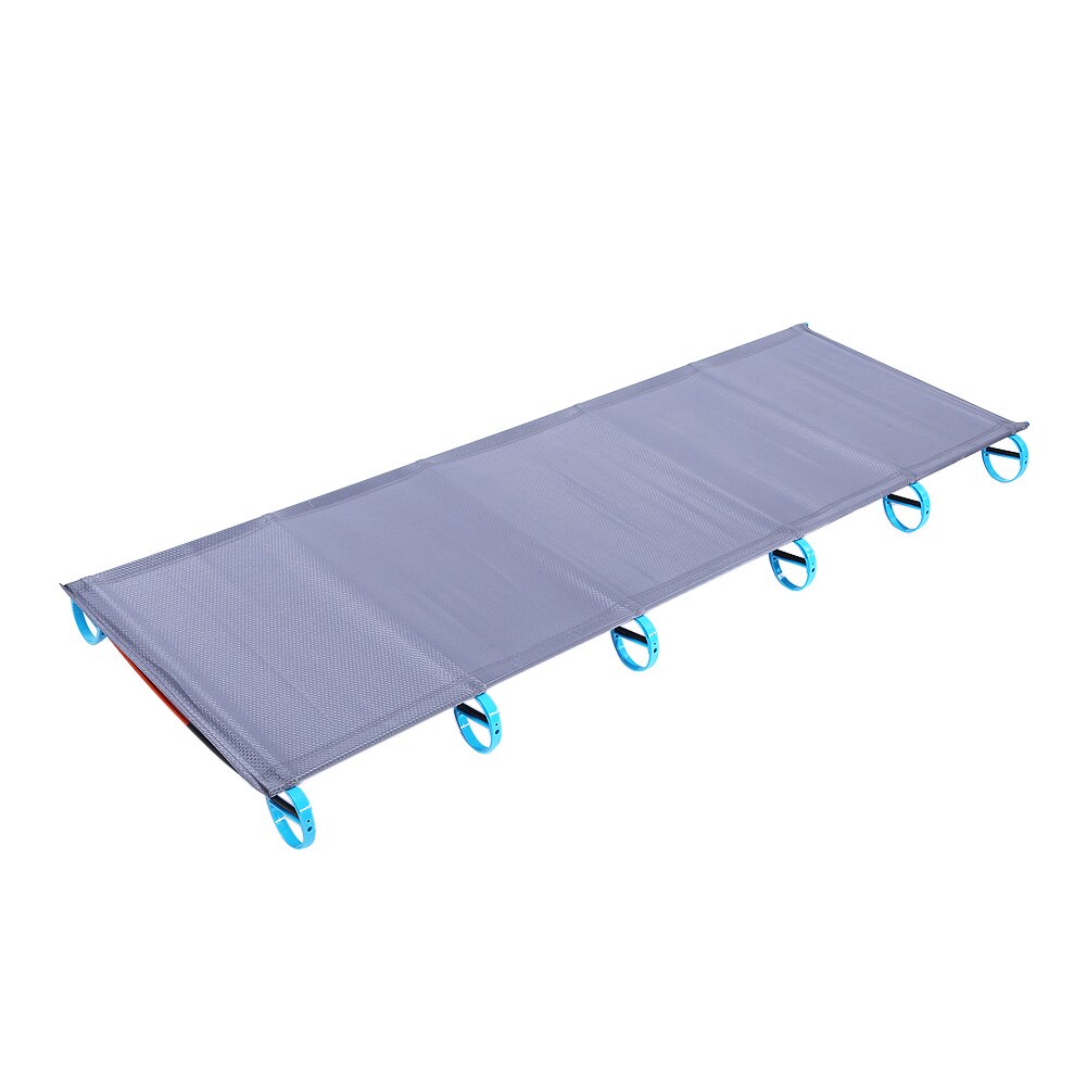 Aluminum Alloy Folding Single Bed Camping Sleeping Chair Moisture-Proof Pad Outdoor Portable Sleeping Bed with Storage Bag: Default Title