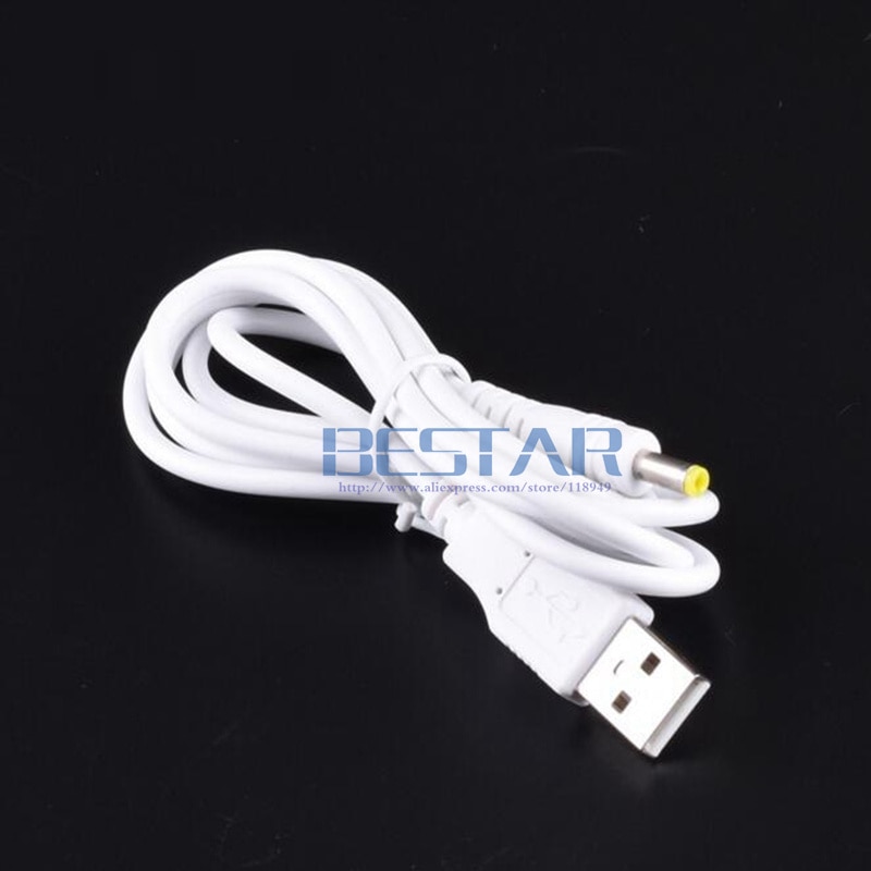 White USB To 4.0*1.7mm /DC 4017 4.0x1.7mm 4.0 mm x 1.7 mm 4.0mm/1.7mm Jack Plug DC Power charge charging Adapter Cable 1M 3FT