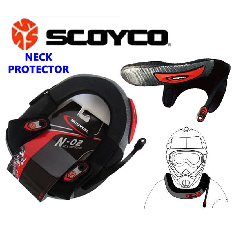 Scoyco Motocross Neck guard Protector bescherming motor Hals armor Brace Guards Lange Afstand Fietsen Beschermende kleding N02