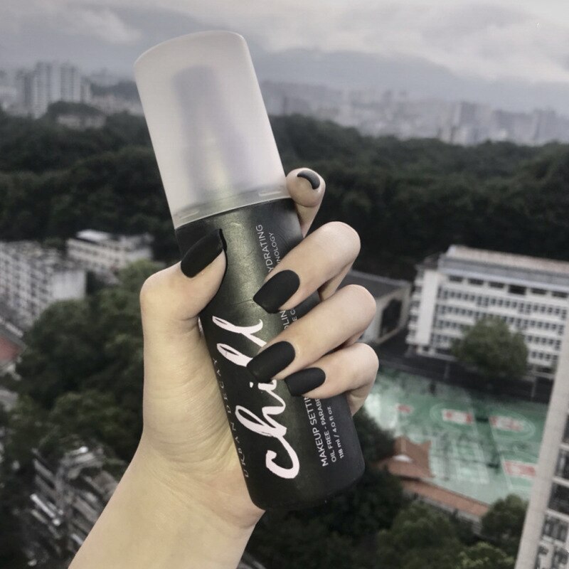 Faux ongles noir mat à couverture complète, 24 pouces, tête carrée courte, doux, givré, populaire, couleur unie, pointes d'art des ongles