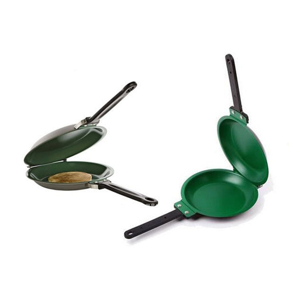 Non-stick Flip Pan Ceramic Pancake Maker Cake Porcelain Frying Pan Nonstick Healthy General Use For Gas And Induction Cooker