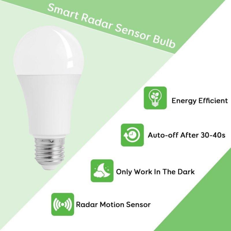 Motion Sensor Light Infrarood Sensor Lamp E27 5W 7W 9W 12W Led Lamp Energiebesparende Smart led Detector Lamp Binnenverlichting