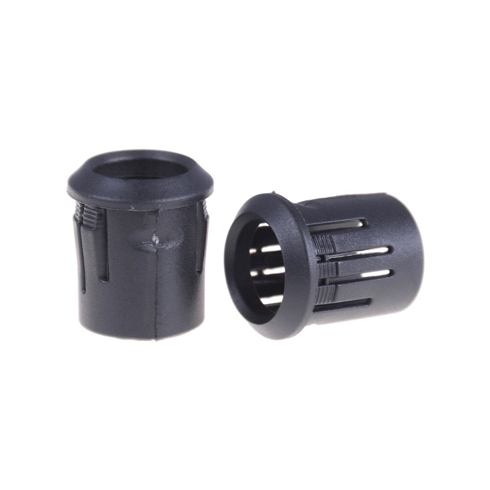 20 teile/los Schwarz Kunststoff Lampe LED Diode Halfter 3mm/5mm/8mm/10mm Schwarz Clip Lünette Buchse Montieren