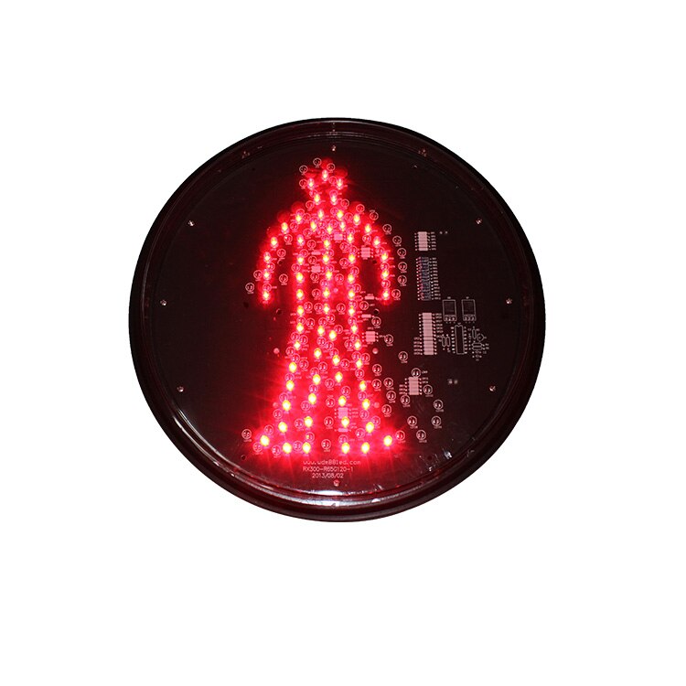 DC12V 300mm traffic signal light replacement red LED pedestrian light replacement