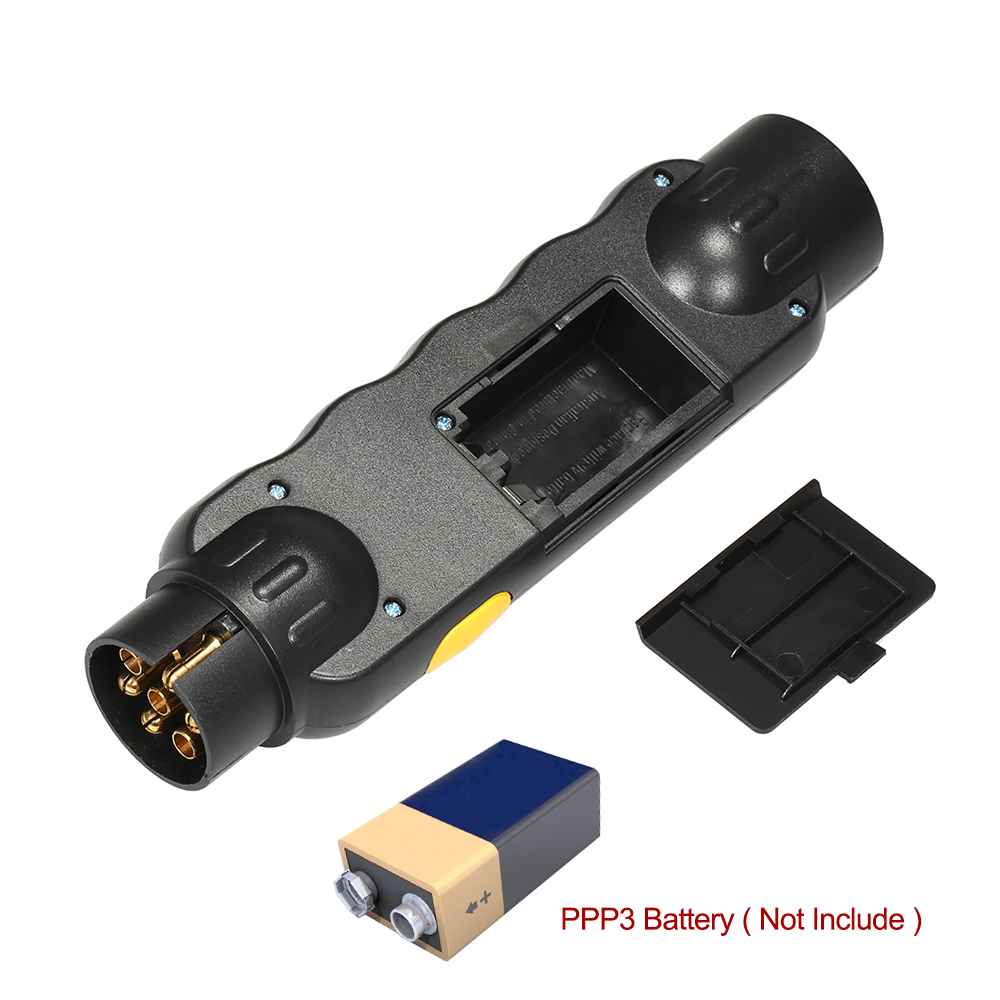 7 Pin EU Plug Towing Trailer Light Tester Caravan Car Truck Plug Socket Tester Light Electric Diagnostic Wiring Circuit Tester