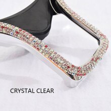 6.2Cm-8Cm Telefoon Houder Verstelbare Bling Clip Kristal Diamant Strass
