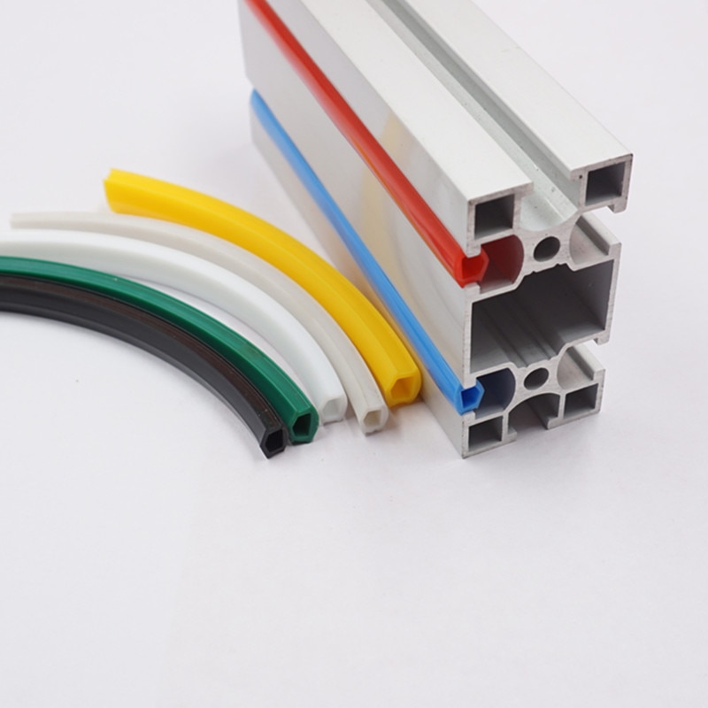 10 meters 20 series 6mm flat seal for aluminum profile soft Slot Cover/ Panel Holder C-Beam machine