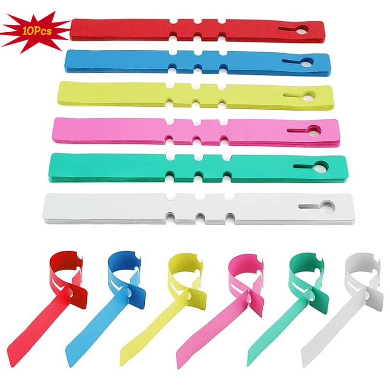 10 etichette da appendere per vivaio, etichette per vasi in plastica, etichette colorate per piante, marcatori impermeabili, piantine, piante in vaso, erbe aromatiche