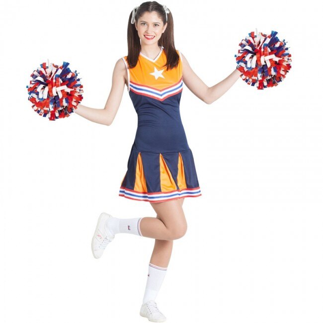 Cheerleader Kostuum Amerikaanse Womens S
