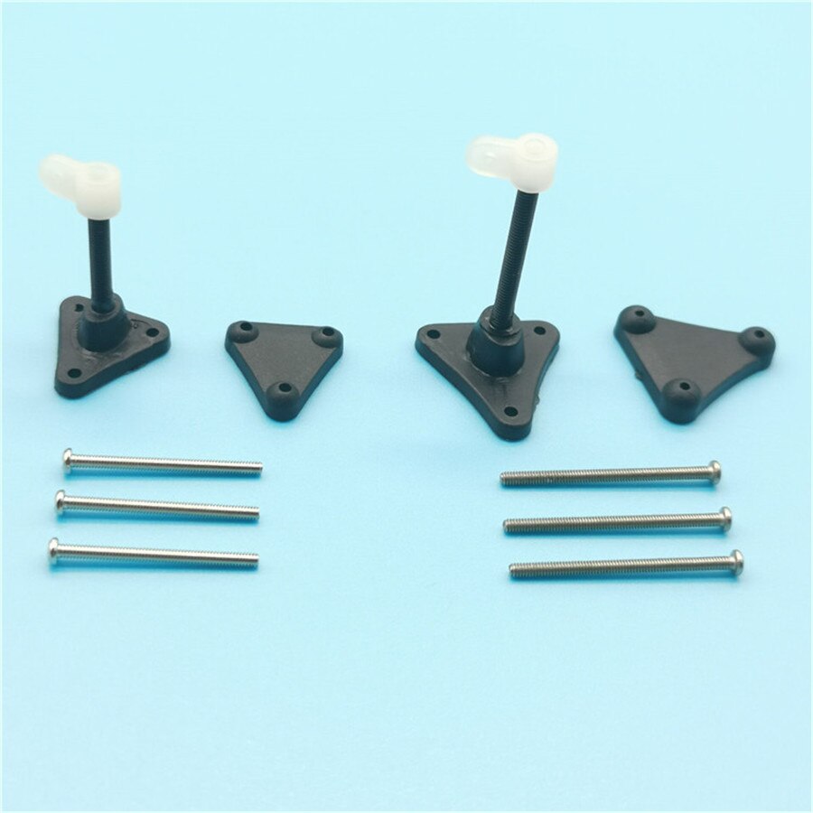 10 Sets Adjustable Control Horns Rudder Angle Rocking Arm Lifting Eye RC Airplanes Parts Electric Planes Foam Model Accessories