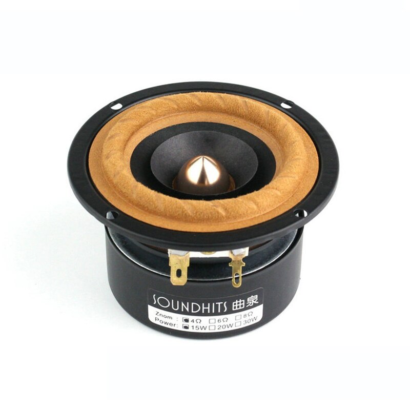 20W 3 Inch Speaker 4ohm ~ 8ohm Full Range Speaker Koorts Tweeter Midrange Woofer Audio Versterker Luidspreker Bass 98hz-20Khz: Round 8 ohm / 1PCS