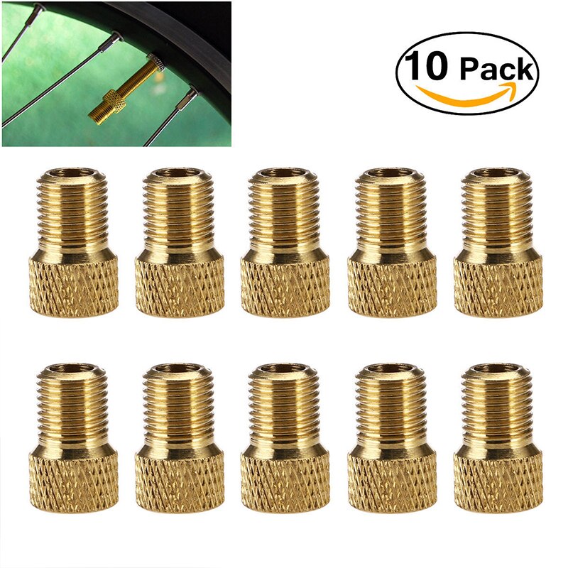 1/10 stk cykel ventil adapter hætte presta til schrader adapter fransk ventil cykel dyse inflator nippel mtb cykel tilbehør