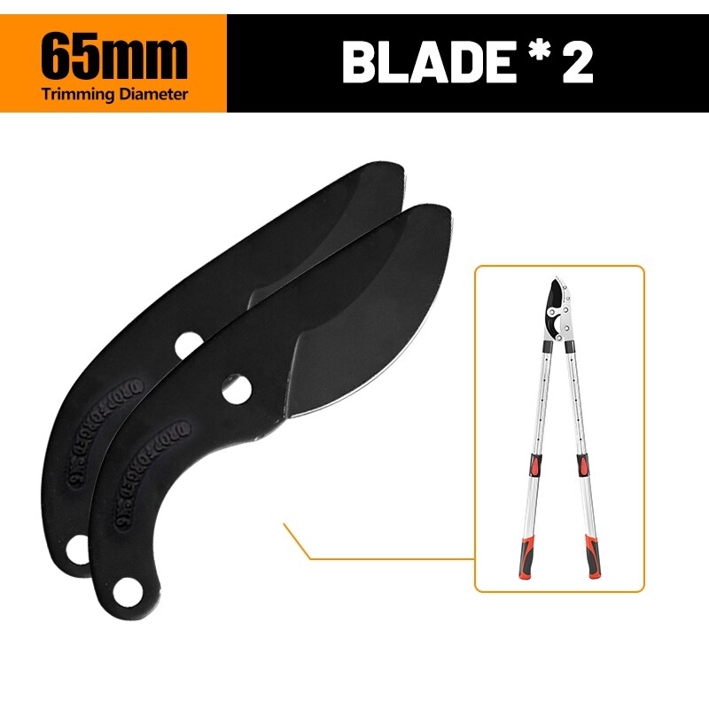 DTBD Rakepruning Shear Blades Gardening SK5 Pruning Scissor Blade Steel Replacement Blades Fruit Tree Branch Trimming Tool: 65MM 2 Blade