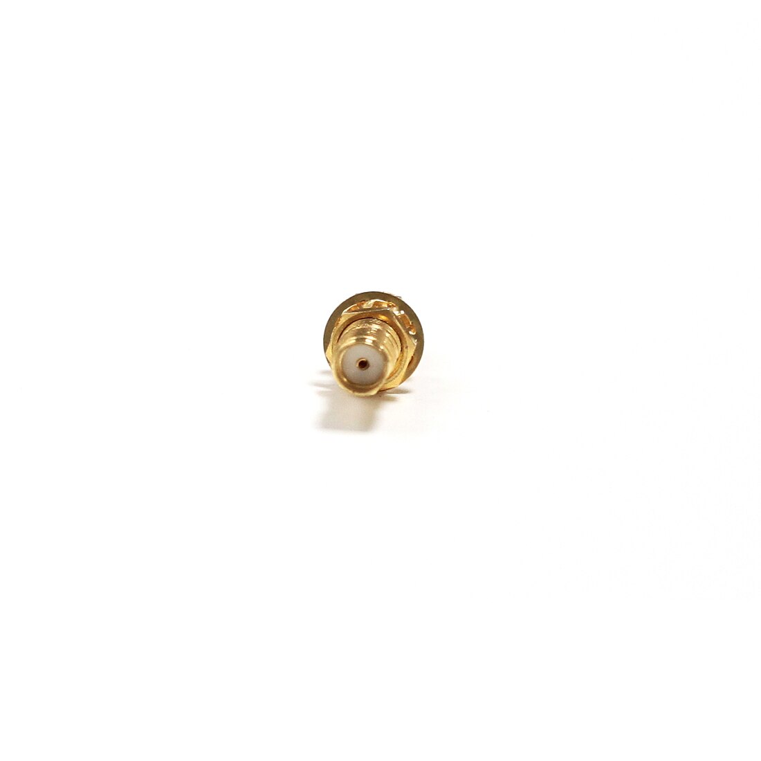 Adaptateur coaxial SMA femelle à SMA, cloison avec écrou RF, convertisseur de Modem de Type droit, , 1 pièce