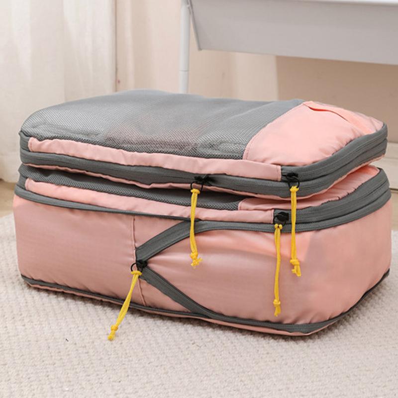 Kompressionsbeutel zur Aufbewahrung, platzsparende Tasche zum Bewegen, selbstkomprimierendes , Aufbewahrungstaschen für Kleidung für große Steppdecken, Pullover
