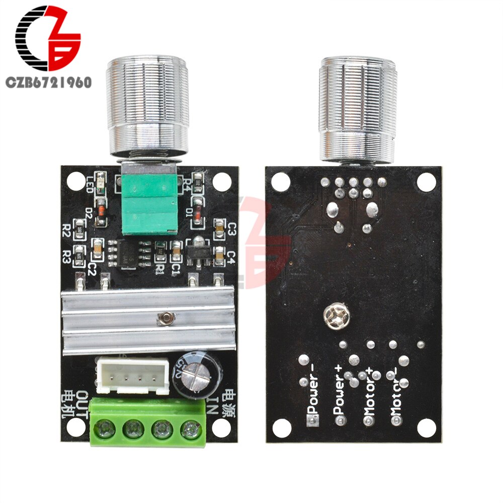 3a 80w instelbare omkeerbare pwm dc motor snelheidsregelaar soepele zachte start borstelloze motor snelheidsregeling vermogensregelaar