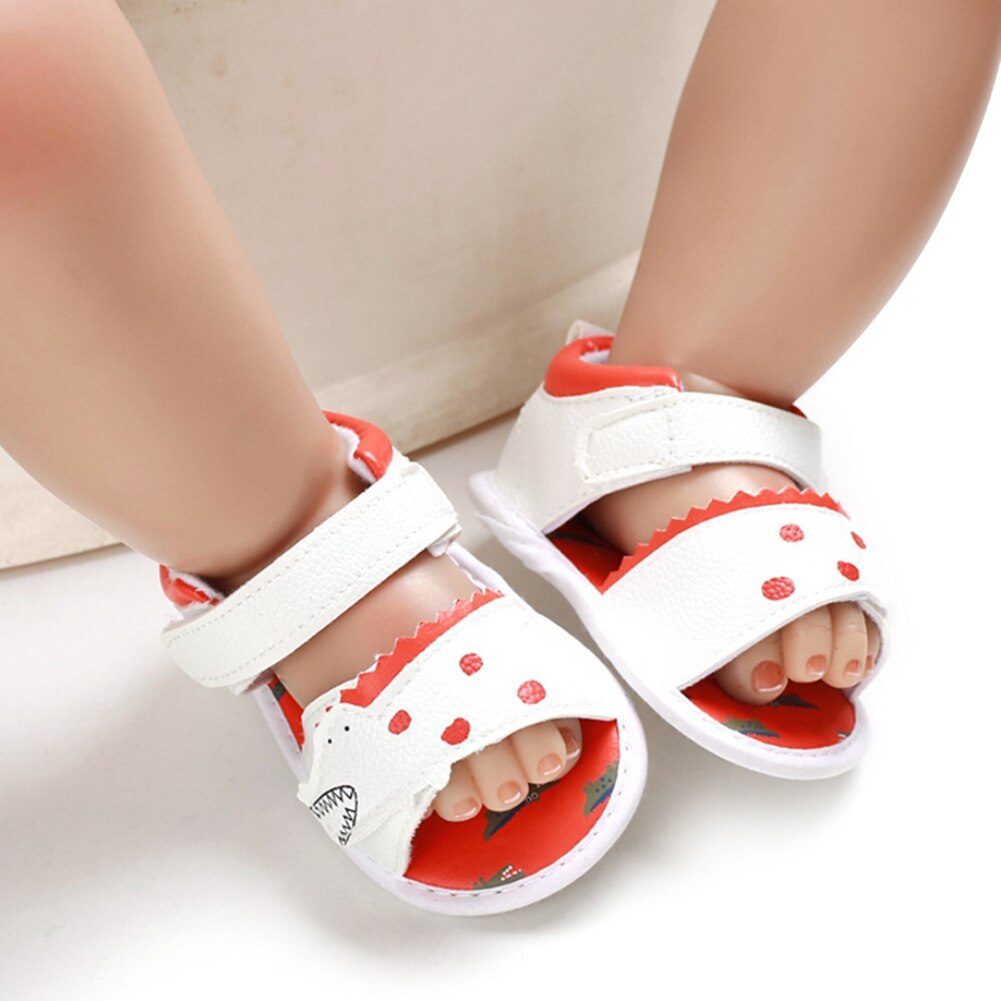 Kleinkind Baby Weiche Sohle Sandalen Flache mit Jungen Karikatur Krokodil Krippe Baby Schuhe Sommer Neugeborenen Kleinkind Erste Wanderer 0-18M