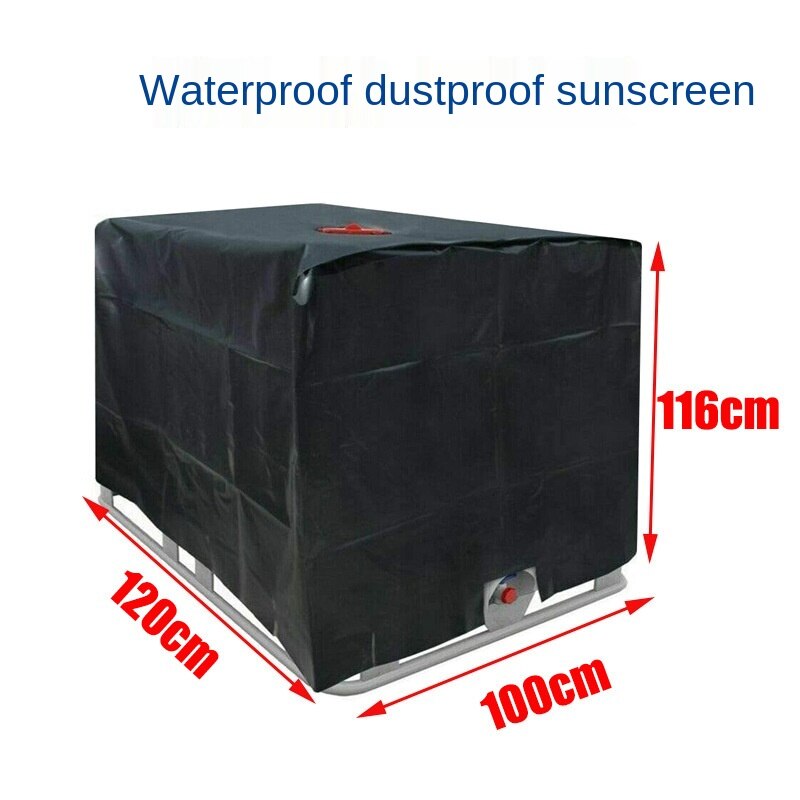 Ton Barrel Cover Outdoor 420D Water Tank Cover Zipper Stamped Waterproof Fabric Dustproof And Heat Insulation