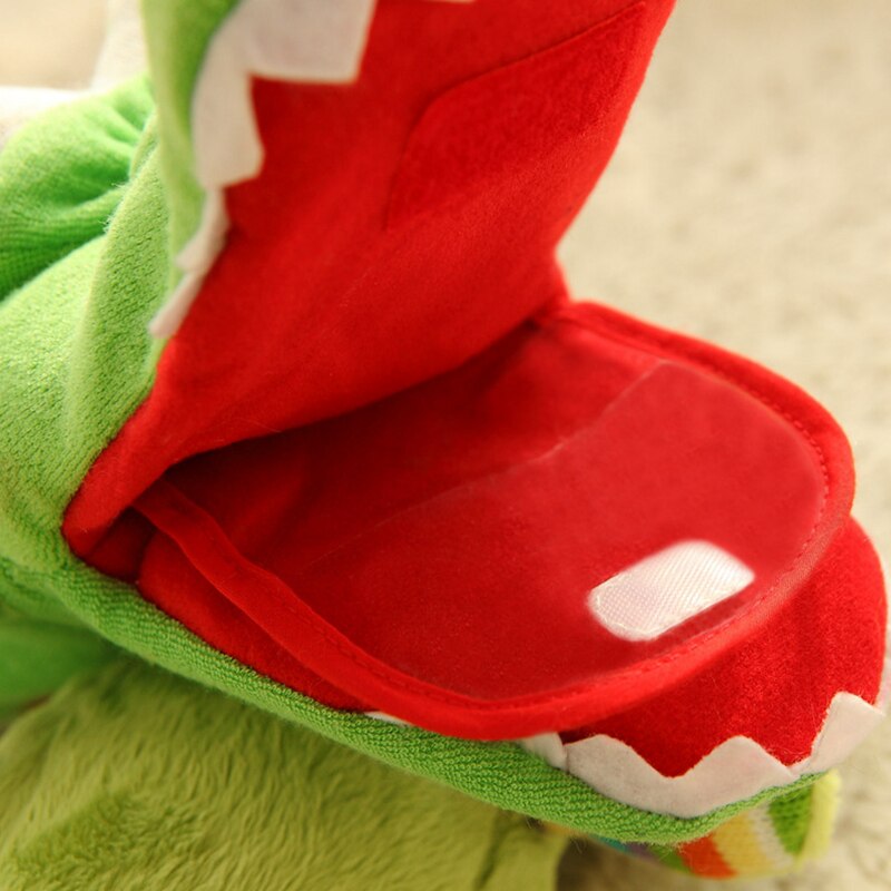 30cm søte kartongdyr frosk ulv hånddukke leker plysj dinosaurdukker kawaii dukke til baby låve bursdag til låve