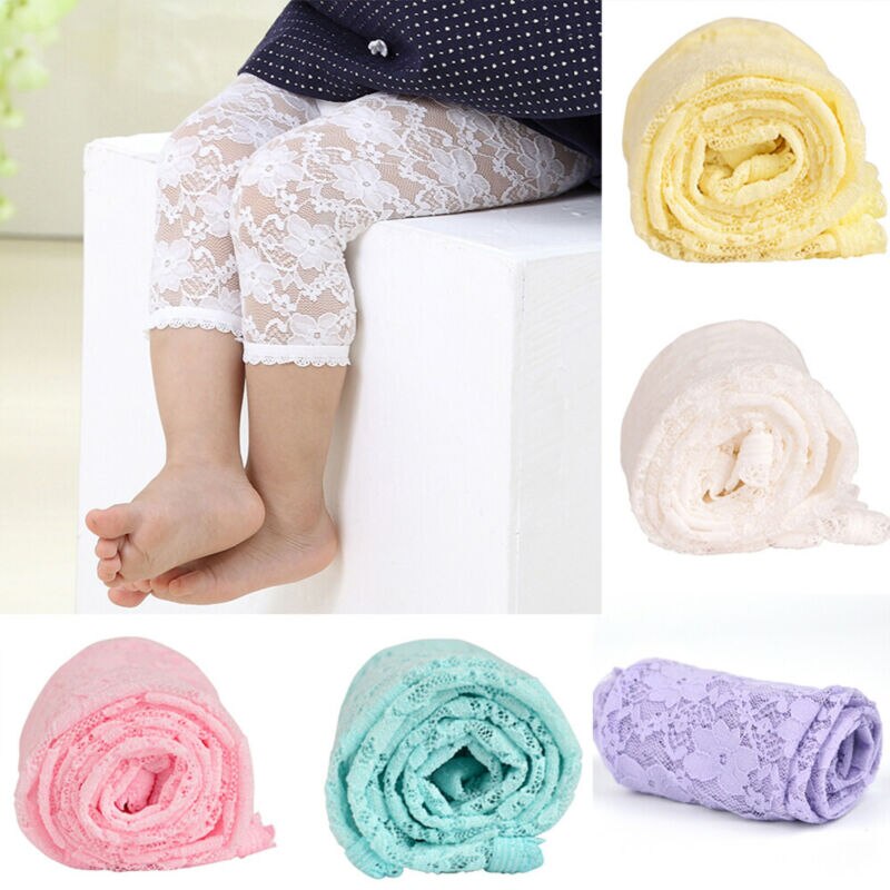 0-4 år småbørn baby piger blonde blomster tights sommerbukser