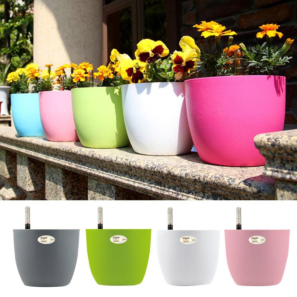 Auto Irrigate Flower Vase Automatic Watering Planter Lazy Planting Automatic Watering Flower Pot Absorbing Irrigation Flower Pot