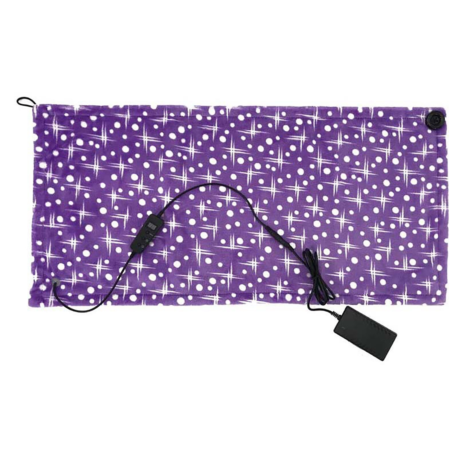 Rodilleras eléctricas multifunción para decoración de mantas, almohadillas de calefacción eléctrica de bajo voltaje, multifunción: Morado