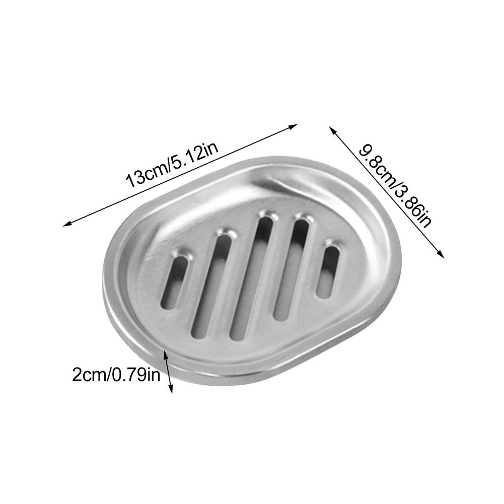 Rvs Zeepbakje Metalen Zeephouder Voor Aanrecht Bad S Stevig En Kan Houden Uw Zeep Of Spons voor Een Lange Tijd